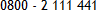 Businessplan-Hotline: 0800 - 2 111 441